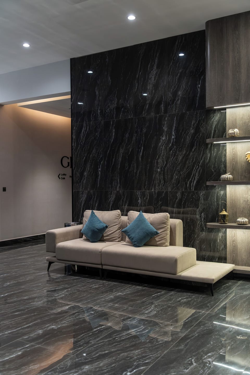 Lobby sitting area