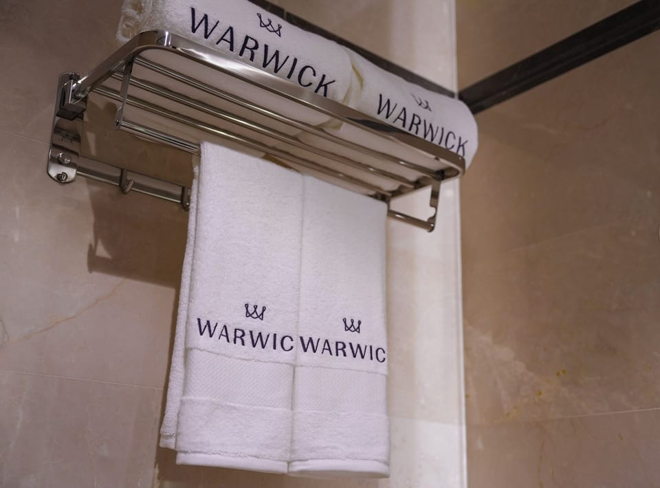Shower, free toiletries, hair dryer, bathrobes