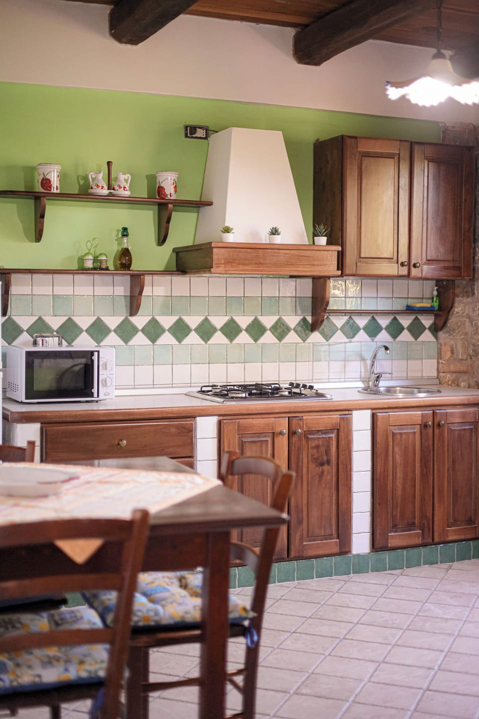 Family Apartment, Patio, Garden View | Private kitchen | Fridge