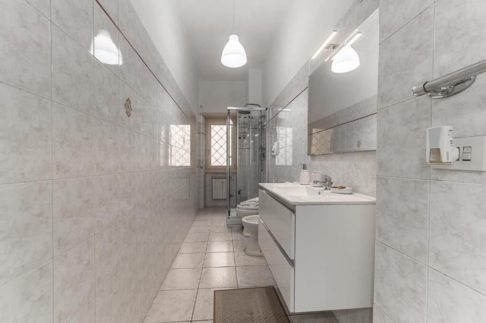 Free toiletries, hair dryer, bidet, towels