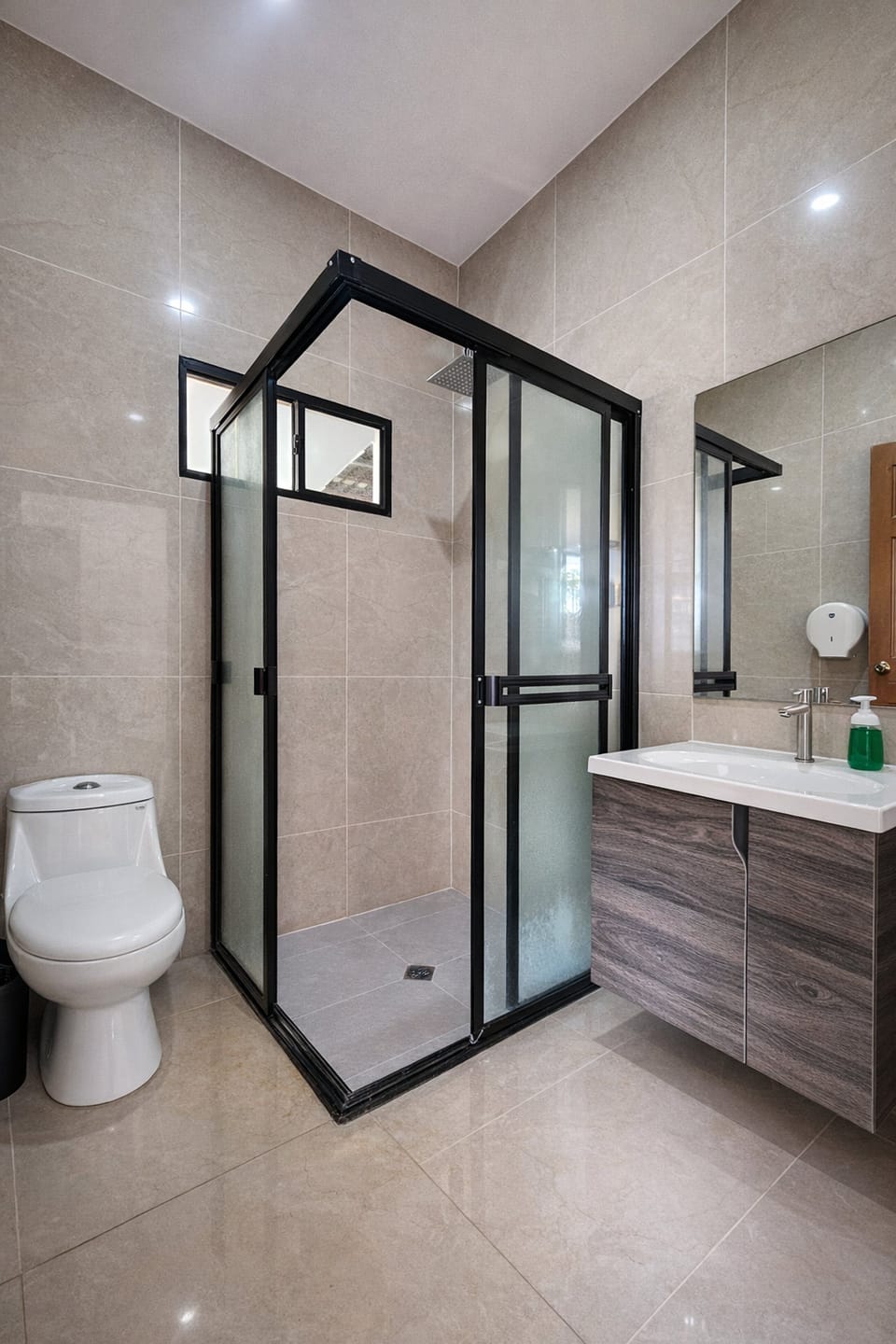 Double Room, Garden View | Bathroom | Shower, free toiletries, towels, soap