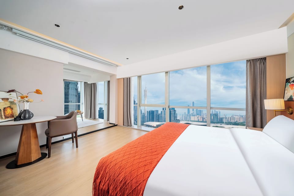 Luxury Double Room | Blackout drapes, iron/ironing board (on request), WiFi (free)