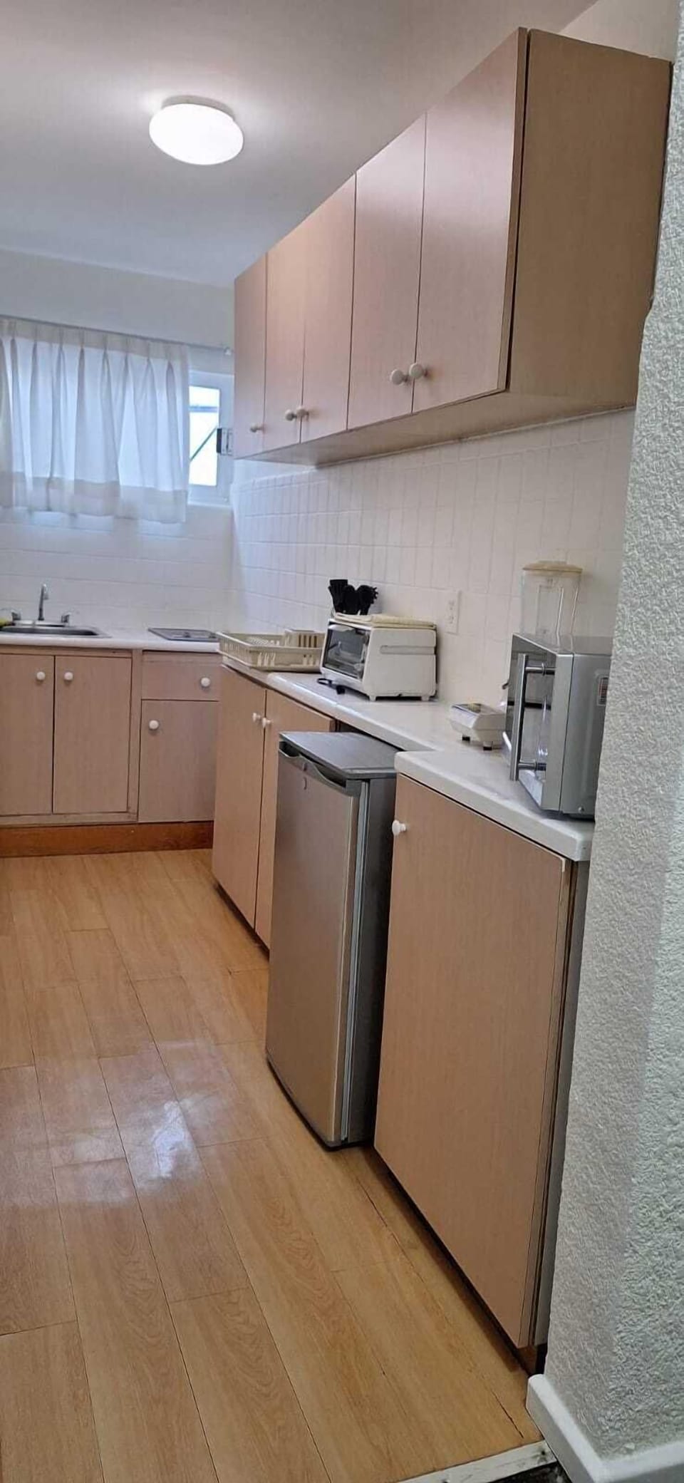 Apartment | Private kitchen | Full-size fridge, microwave, blender, toaster oven