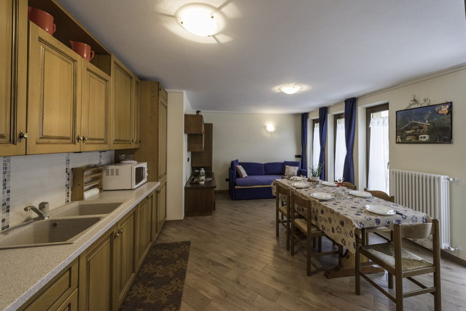Apartment, 1 Bedroom | Private kitchen | Full-size fridge, microwave, oven, stovetop