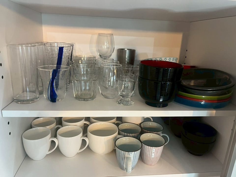 House | Private kitchen | Full-size fridge, microwave, stovetop, cookware/dishes/utensils