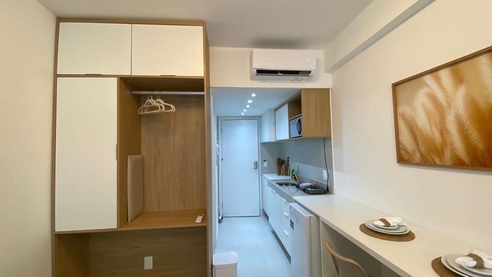 Classic Apartment | Private kitchen | Mini-fridge, stovetop, cookware/dishes/utensils