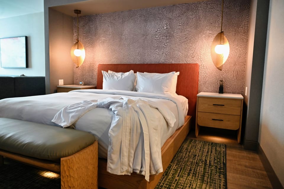 Room, 1 King Bed with Sofa bed | In-room safe, laptop workspace, blackout drapes, iron/ironing board