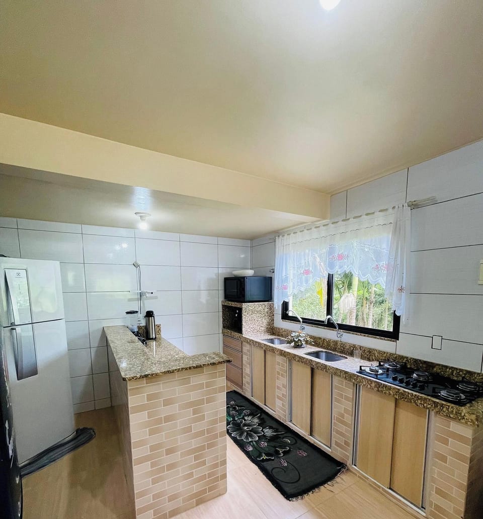 Premium Cottage, Pool Access | Private kitchen | Fridge, microwave, cookware/dishes/utensils, dining tables