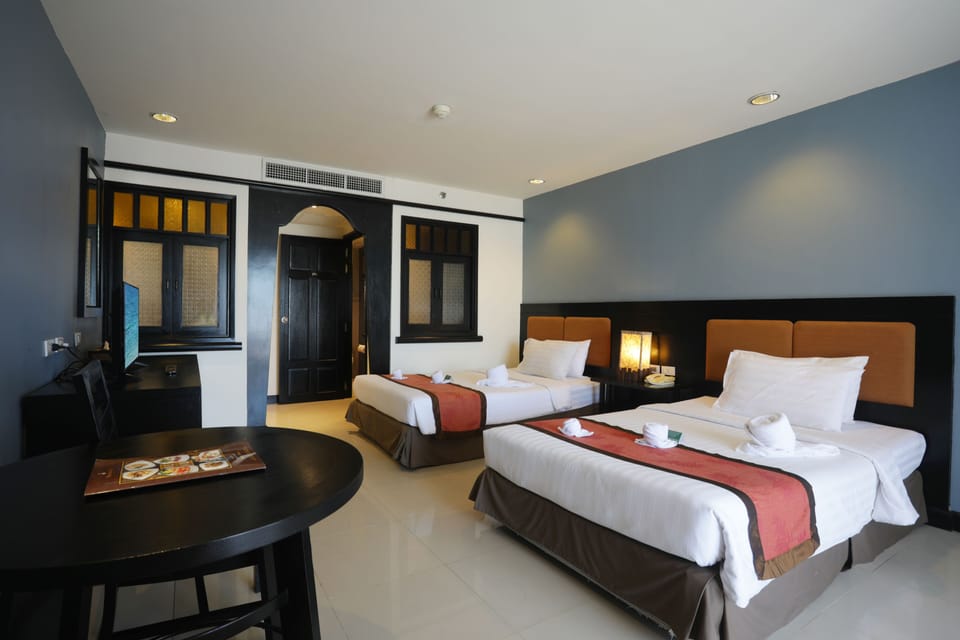 Pool View | Minibar, in-room safe, blackout drapes, soundproofing