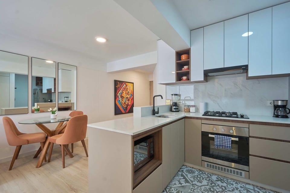 Apartment, 1 Queen Bed with Sofa bed, Kitchen | Private kitchen