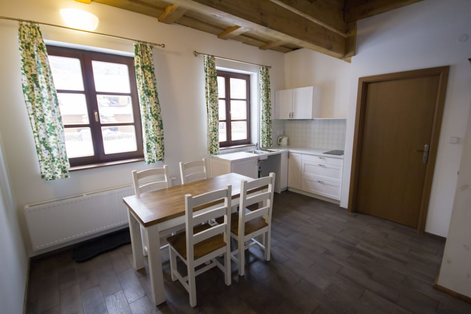 Apartment, 1 Bedroom, Accessible, Kitchenette | In-room dining