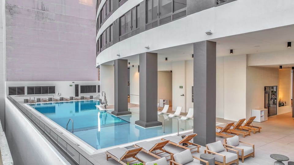 Rooftop pool