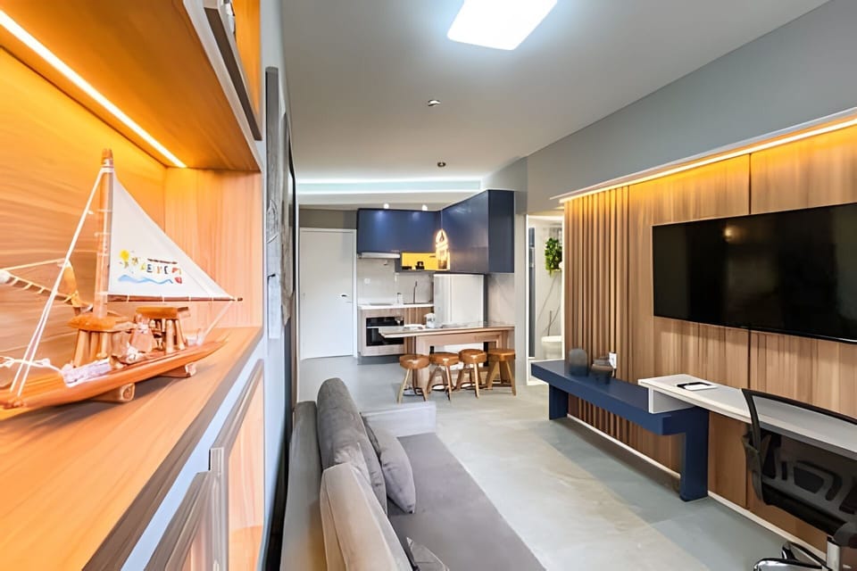 Apartment | Living area | 55-inch Smart TV with cable channels, Netflix, streaming services