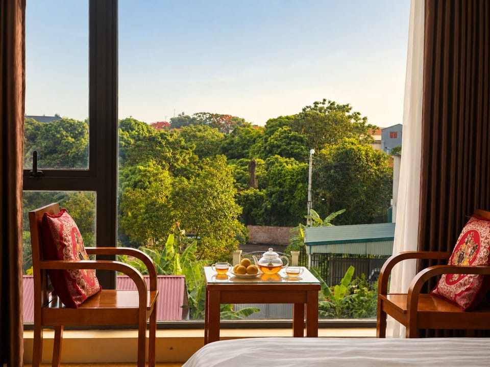 Deluxe Twin Room, Garden View | Minibar, desk, laptop workspace, rollaway beds (surcharge)