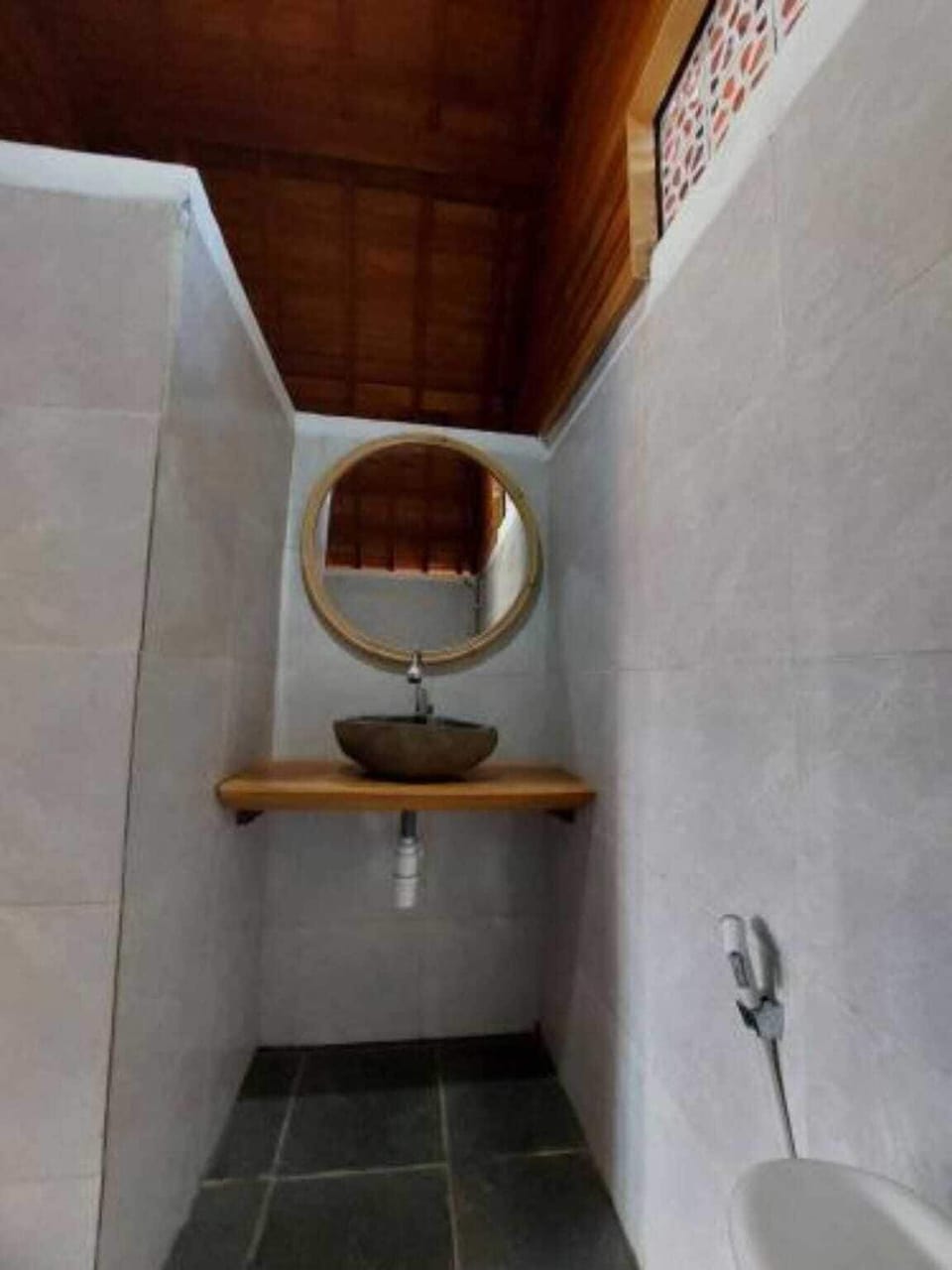 Comfort Bungalow, 1 Queen Bed, Balcony, Garden View | Bathroom | Shower, free toiletries, hair dryer, towels