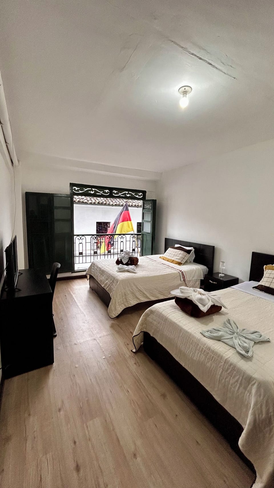 Standard Quadruple Room, Balcony, City View | Desk, laptop workspace, WiFi (free)