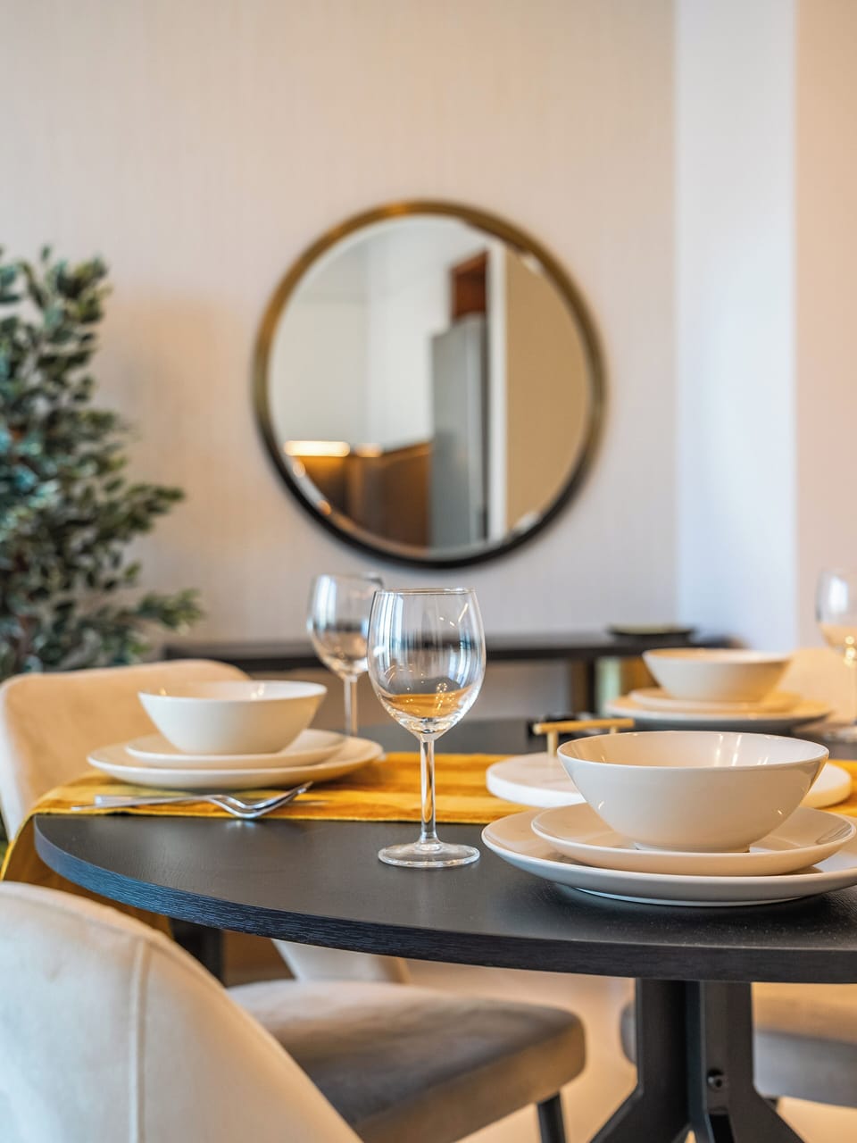 Luxury Apartment, Balcony, City View | Dining