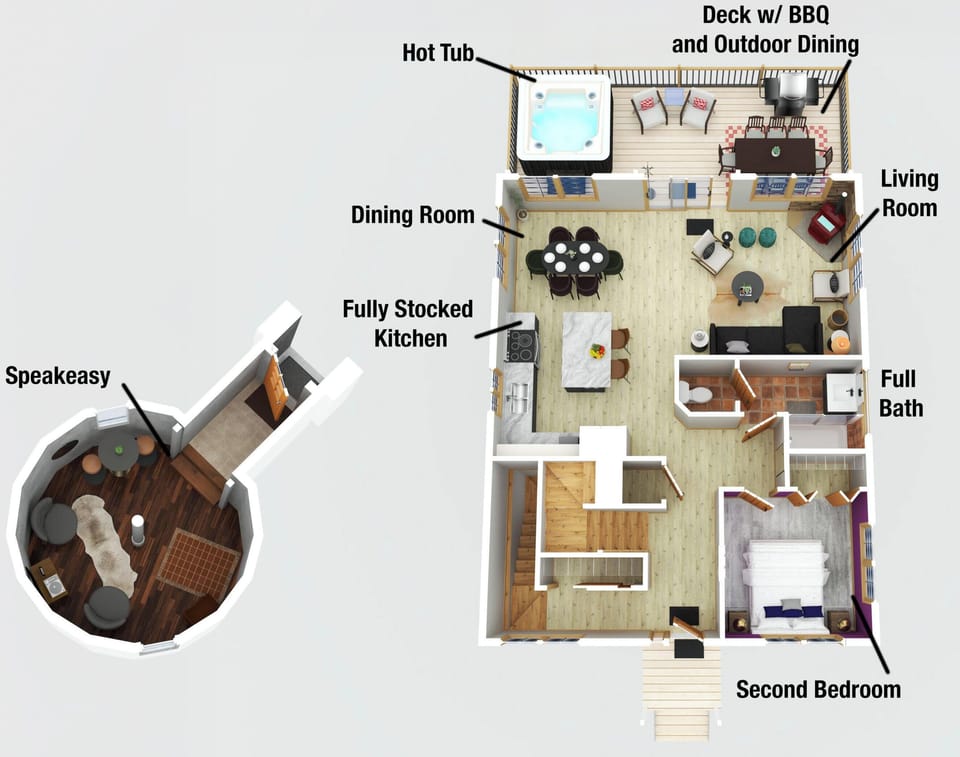 House, 3 Bedrooms, Pets Allowed, Mountain View | Floor plan