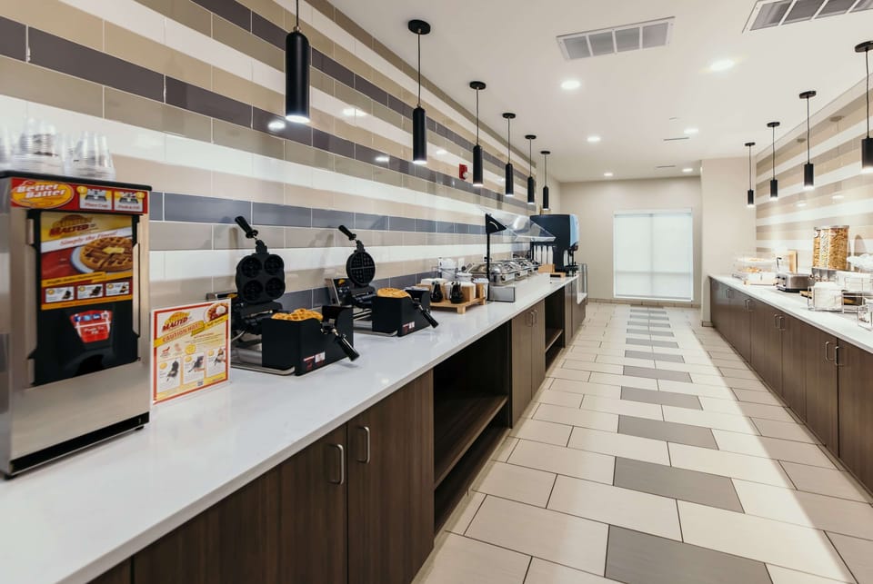 Free buffet breakfast