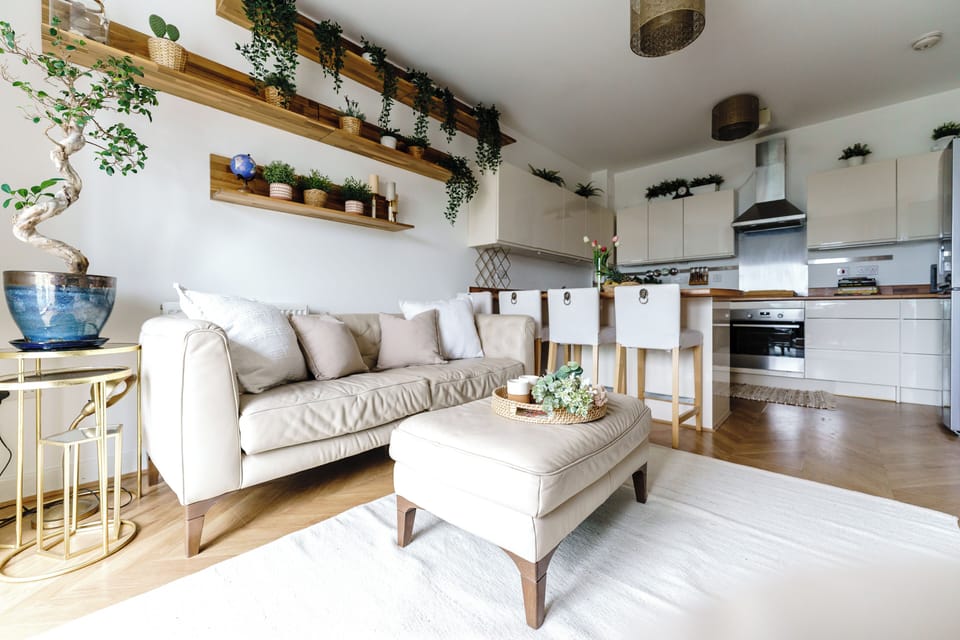 Comfort Apartment, River View | Living area