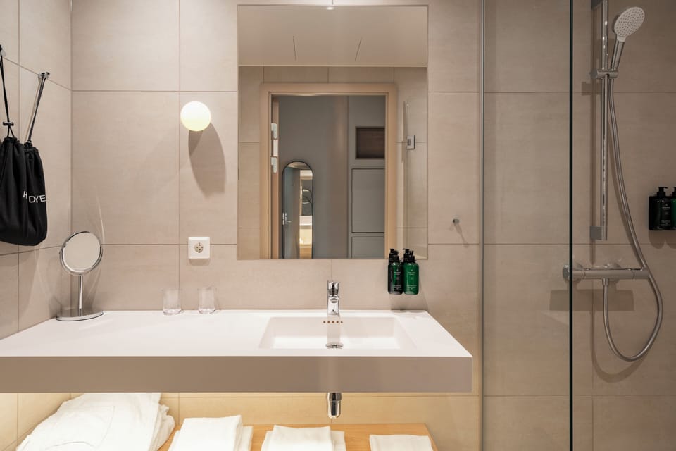 Business Room, Non Smoking | Bathroom | Shower, free toiletries, hair dryer, towels