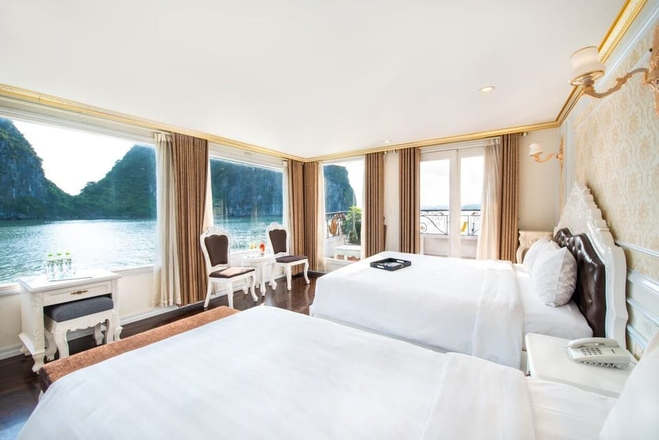 Family Quadruple Room, Sea View | Blackout drapes, soundproofing, free WiFi
