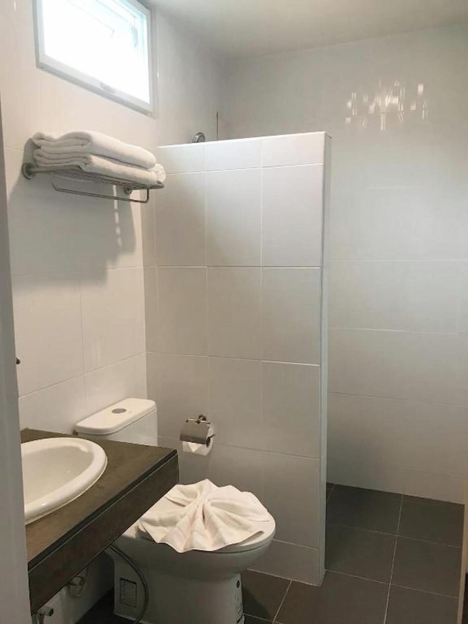 Double or Twin Room with Garden View | Bathroom