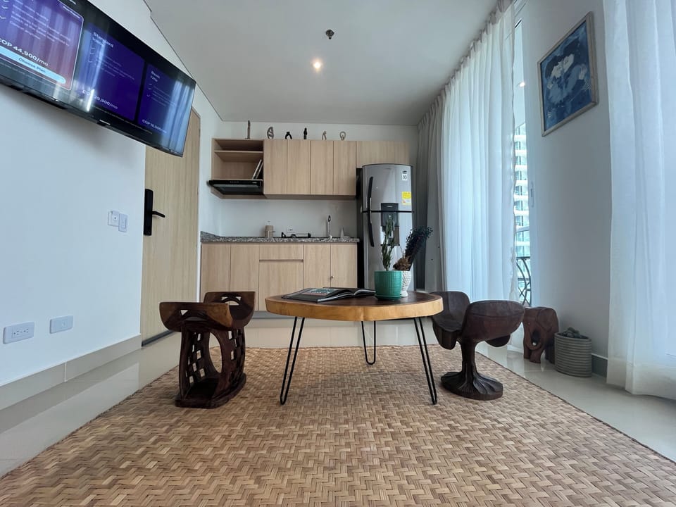 Apartment, Balcony, Beach View | Private kitchen | Coffee/tea maker