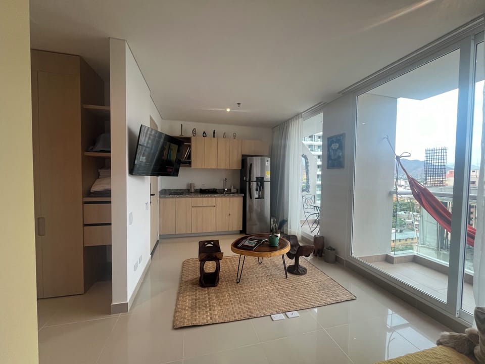 Apartment, Balcony, Beach View | Private kitchen | Coffee/tea maker