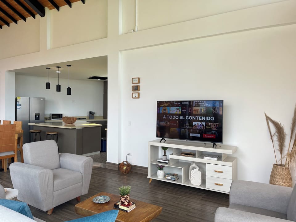 50-inch flat-screen TV with digital channels