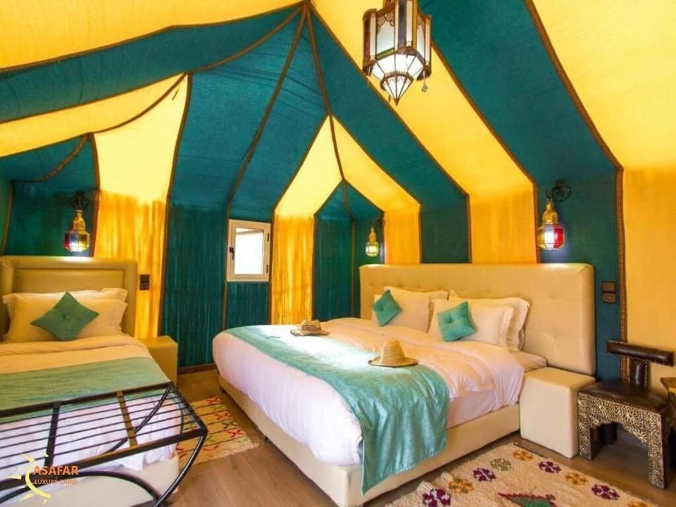 Deluxe Triple Room, Desert View | Egyptian cotton sheets, premium bedding, Select Comfort beds