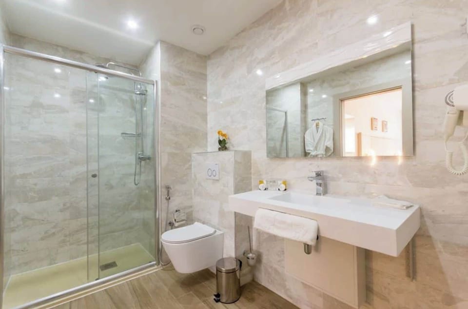 Double or Twin Room | Bathroom | Shower, free toiletries, hair dryer, towels