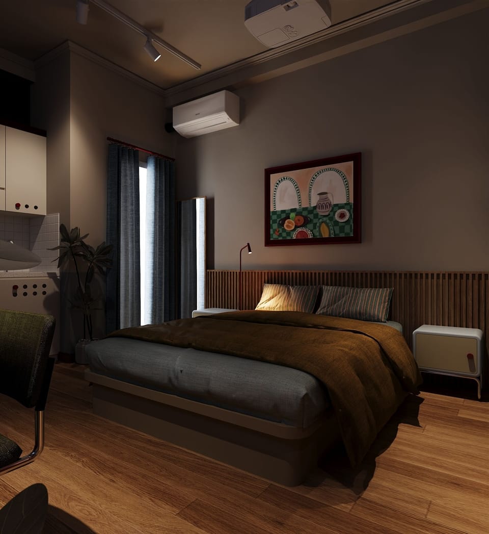 Superior Studio, Kitchenette | Desk, laptop workspace, WiFi (free)