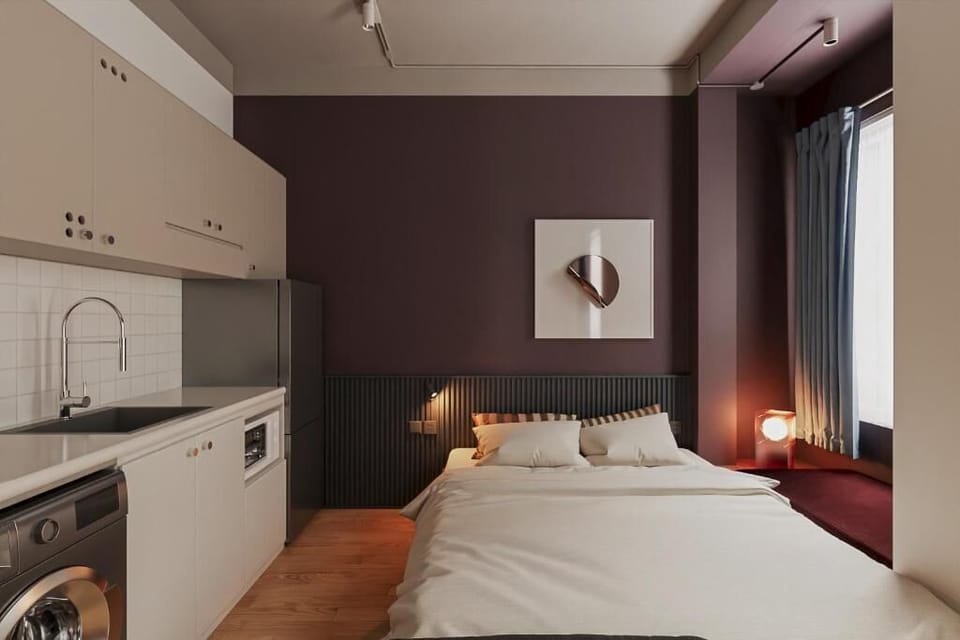 Premium Studio, Kitchenette | Desk, laptop workspace, WiFi (free)