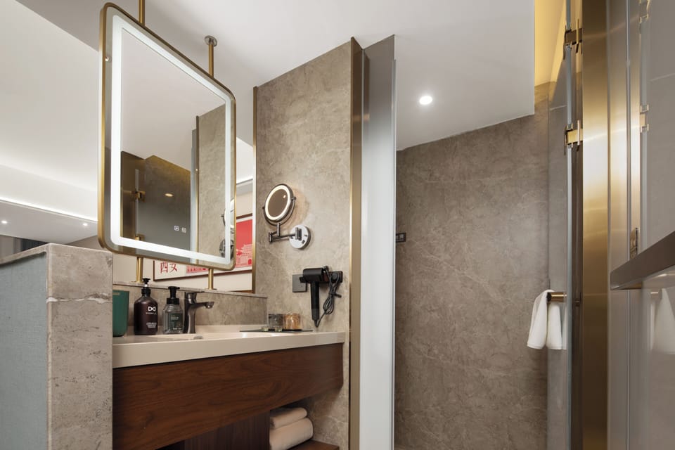 Basic Double Room | Minibar (free items), desk, laptop workspace, blackout drapes