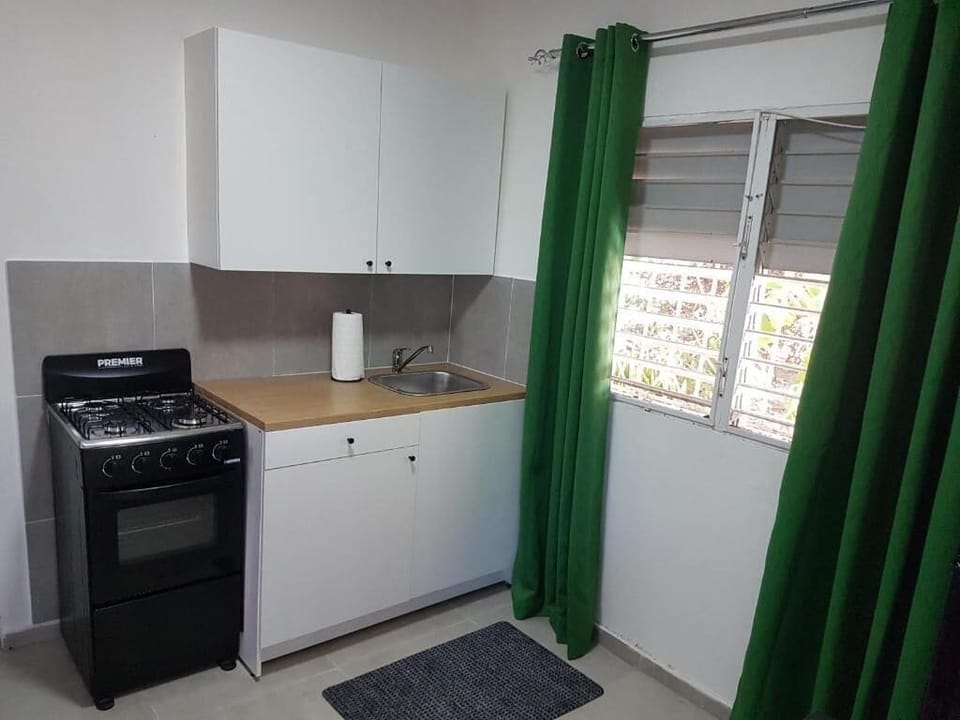 Comfort Apartment, Non Smoking, Garden View | Private kitchen | Shared fridge