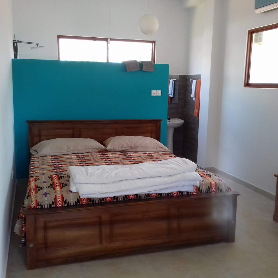 Superior Double Room, 1 King Bed, Kitchenette, Sea View | Desk, laptop workspace, blackout drapes