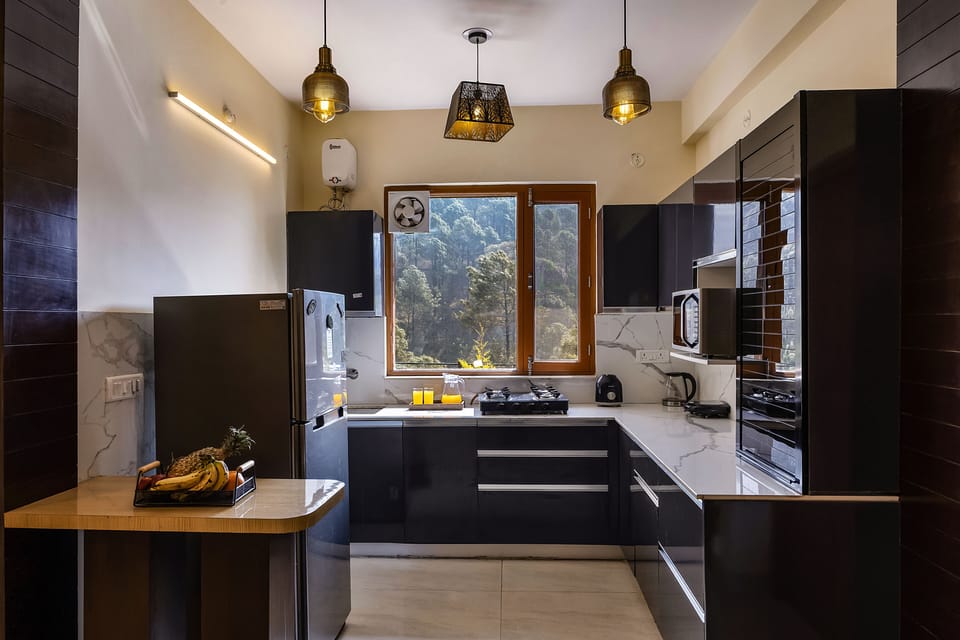 Deluxe Villa, Hill View | Private kitchen