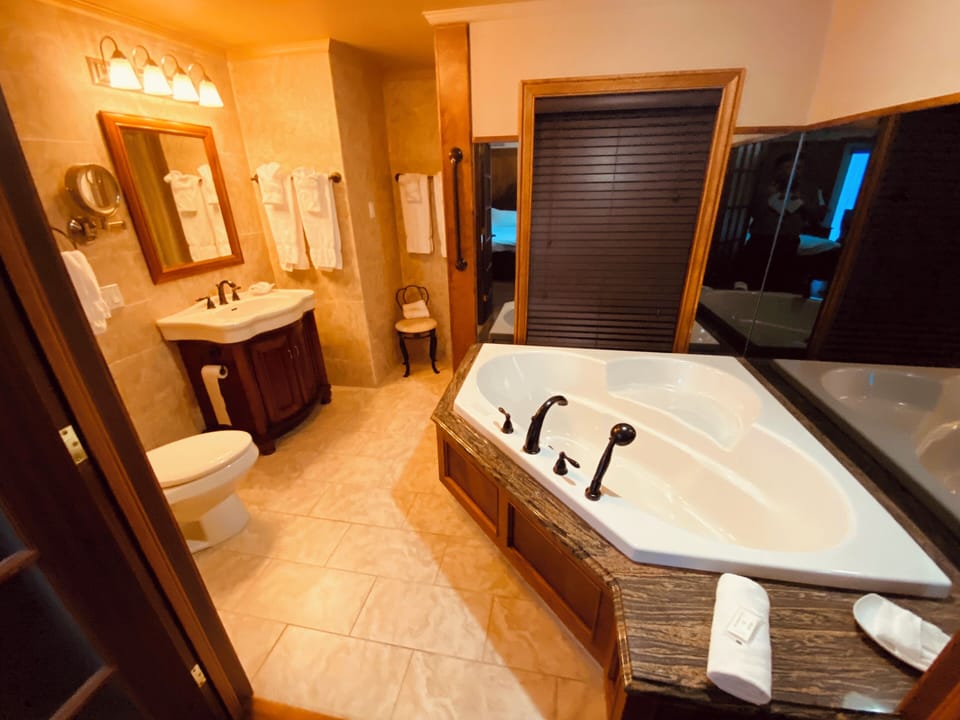 Luxury Suite | Bathroom | Free toiletries, hair dryer, towels