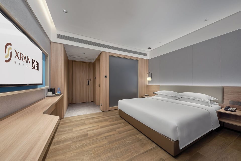 Business Double Room, City View | In-room safe, desk, laptop workspace, blackout drapes