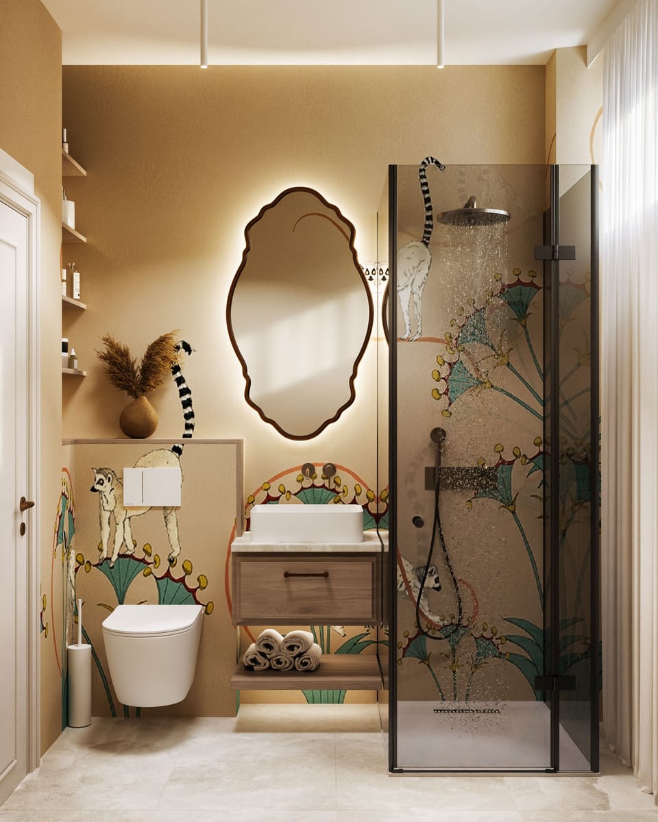 Basic Double Room, Garden View | Bathroom