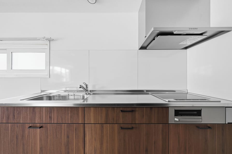 Apartment | Private kitchen | Fridge, microwave, stovetop, cookware/dishes/utensils