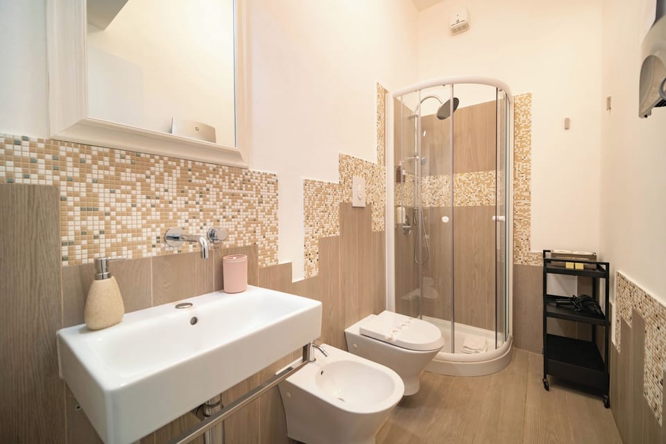 Basic Room, City View | Bathroom | Hair dryer, slippers, towels, soap