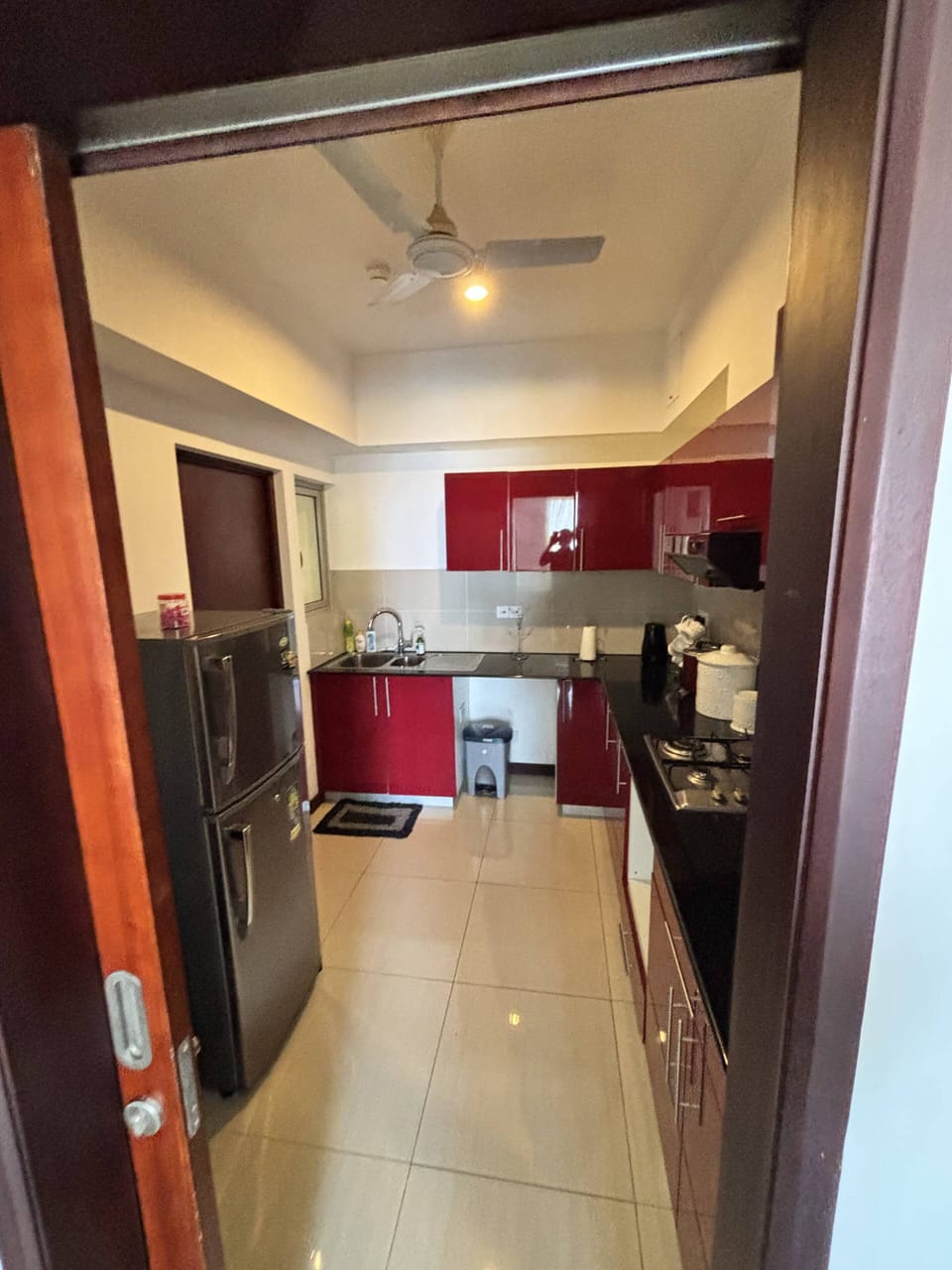 Deluxe Apartment, 2 Bedrooms, Partial Ocean View, Tower | Private kitchen | Full-size fridge, microwave, stovetop, toaster