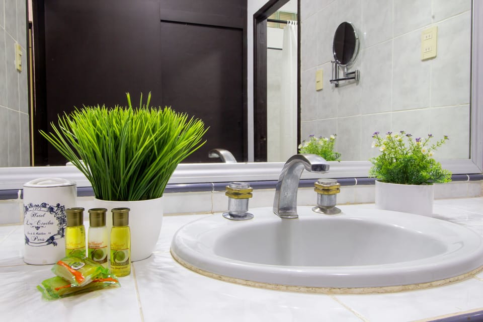 Deluxe Suite, 1 King Bed | Bathroom sink