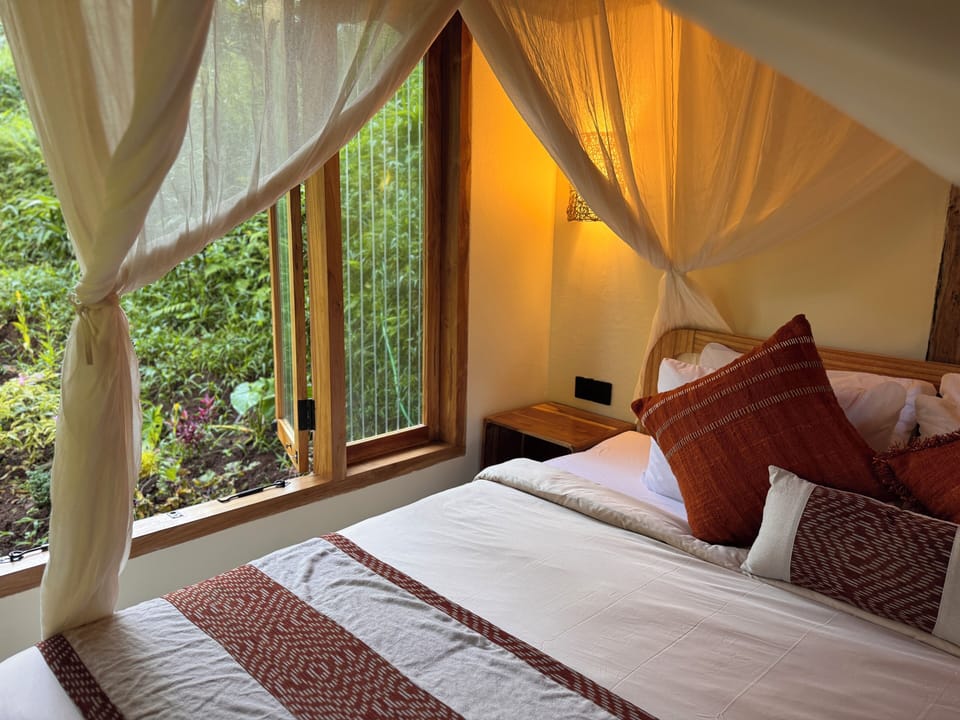 Comfort Double Room, Balcony, Garden View | Premium bedding, minibar, WiFi (free), bed sheets