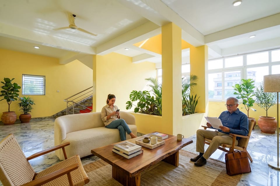 Lobby sitting area
