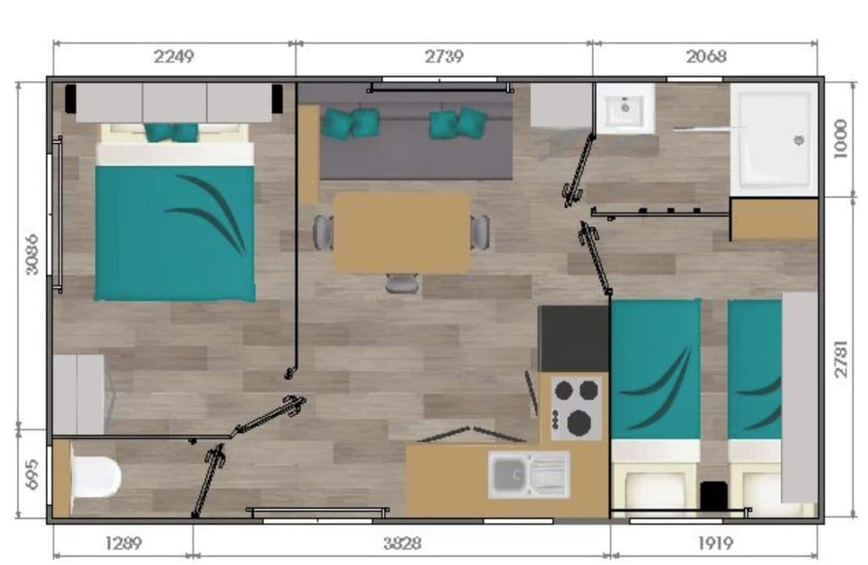 Chalet | Floor plan