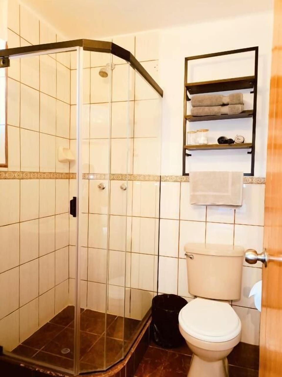 Standard Double Room, Mountain View | Bathroom | Hair dryer, towels, soap, shampoo