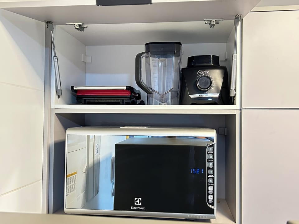 Apartment | Private kitchen | Fridge, microwave, stovetop, electric kettle